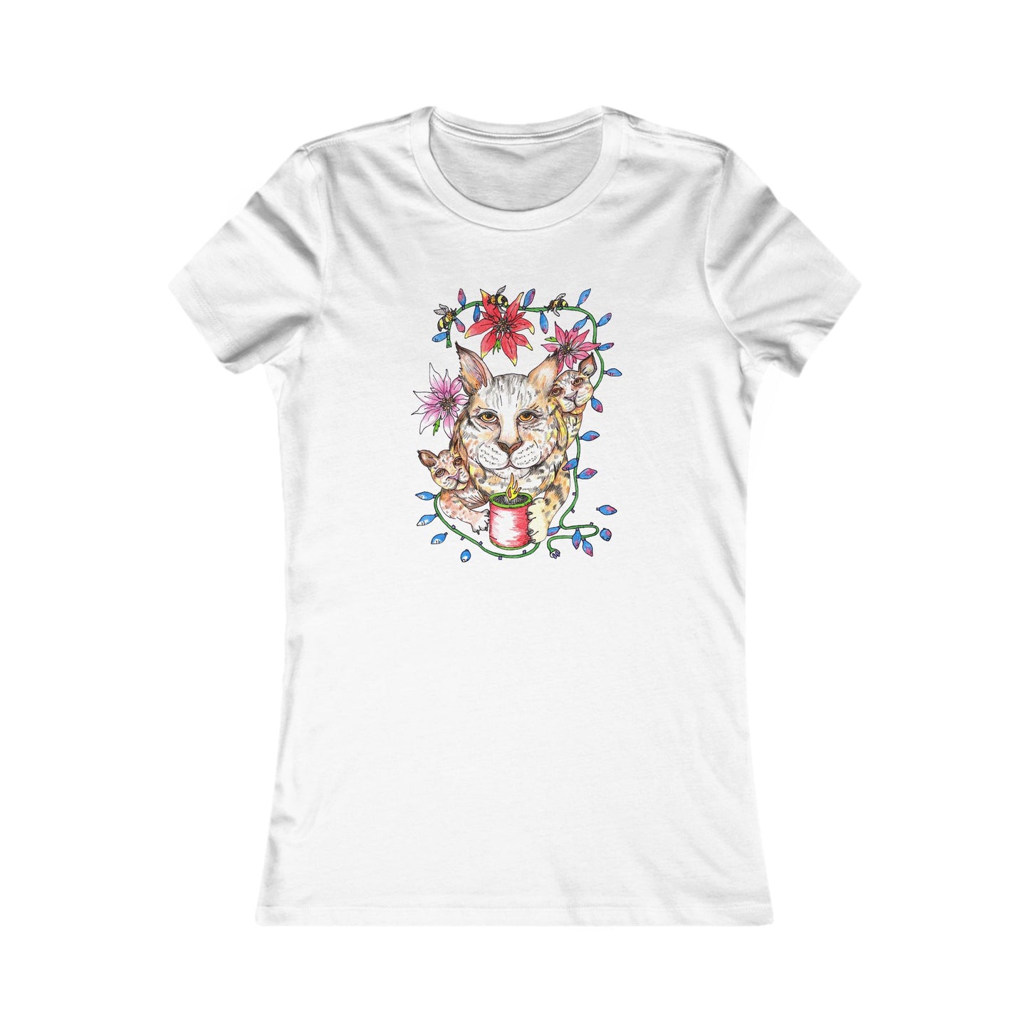 Christmas Bobcat - Women's Favorite Tee