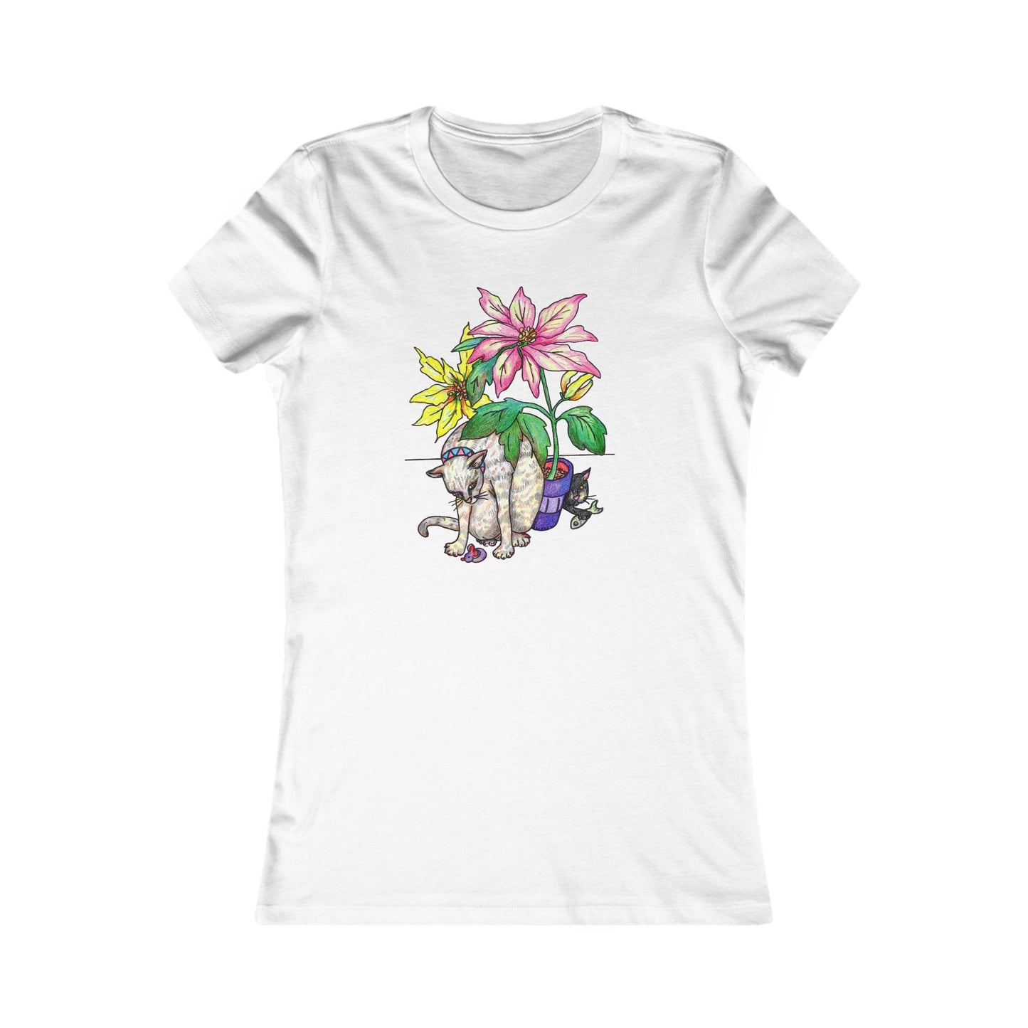 Christmas Kitties - Women's Favorite Tee
